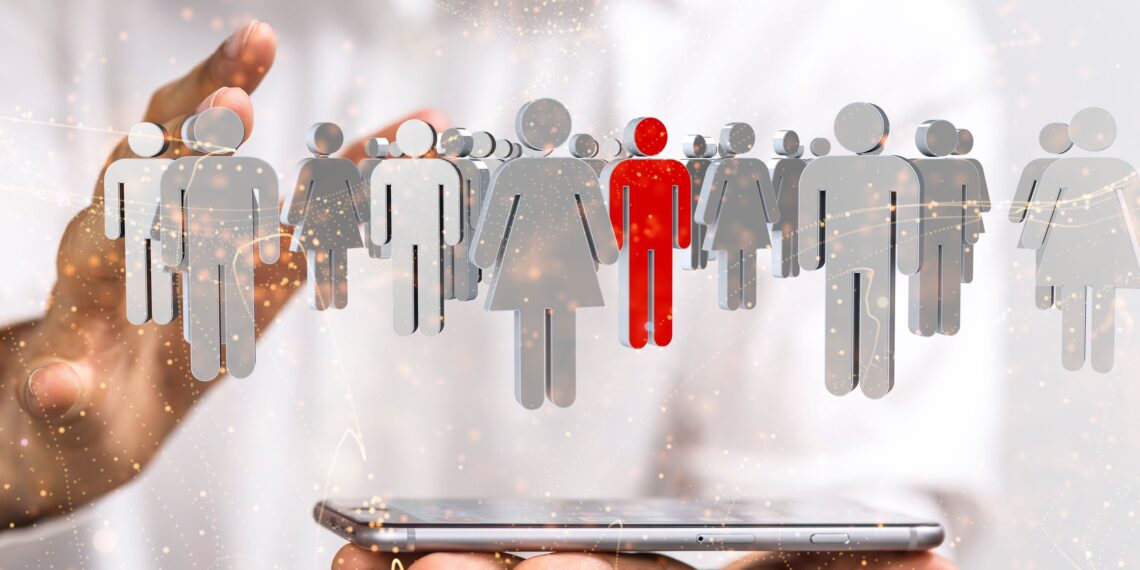 Digital avatars of humans representing business leads