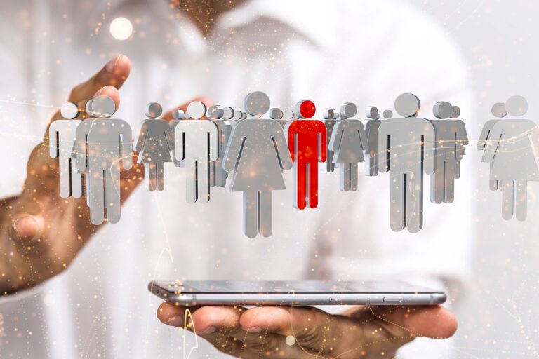 Digital avatars of humans representing business leads