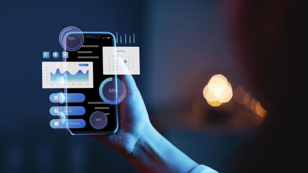 man holding a phone in his hand