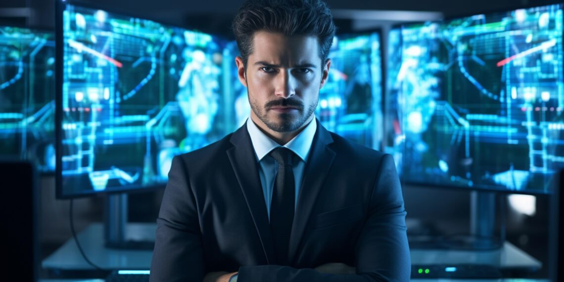 Businessman with elite costume and outfit