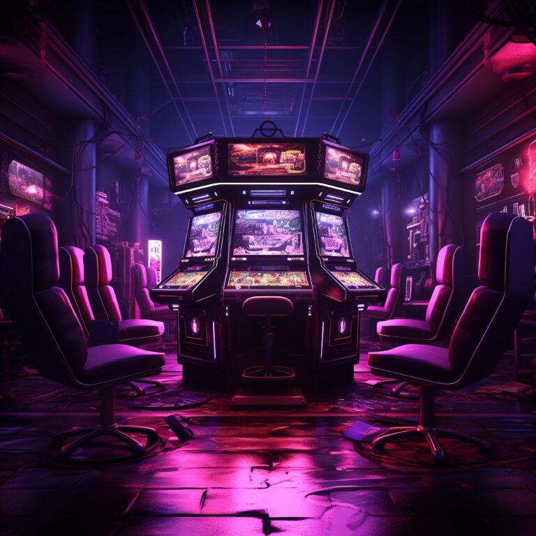 futuristic pic of a casino